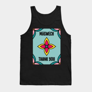 Thank You Ojibwe Tank Top